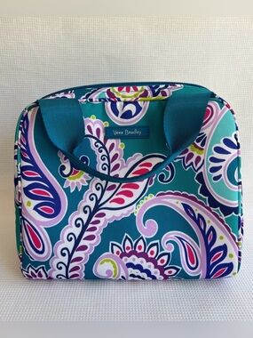 Vera Bradley Teal Paisley Haymarket Lunch Bag